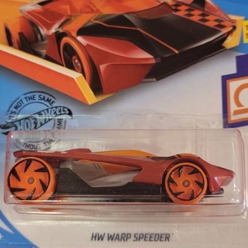 2018 HOT WHEELS, WARP SPEEDER, #1, MINT IN THE PACKAGE!!!